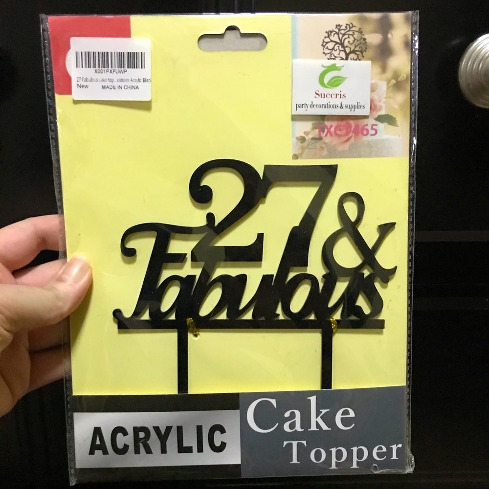 Decoration cake topper birthday party, gift
